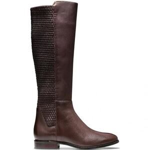 Cole Haan Rockland Womens Brown Leather Riding Fall Boots NWOT Knee High sz 11